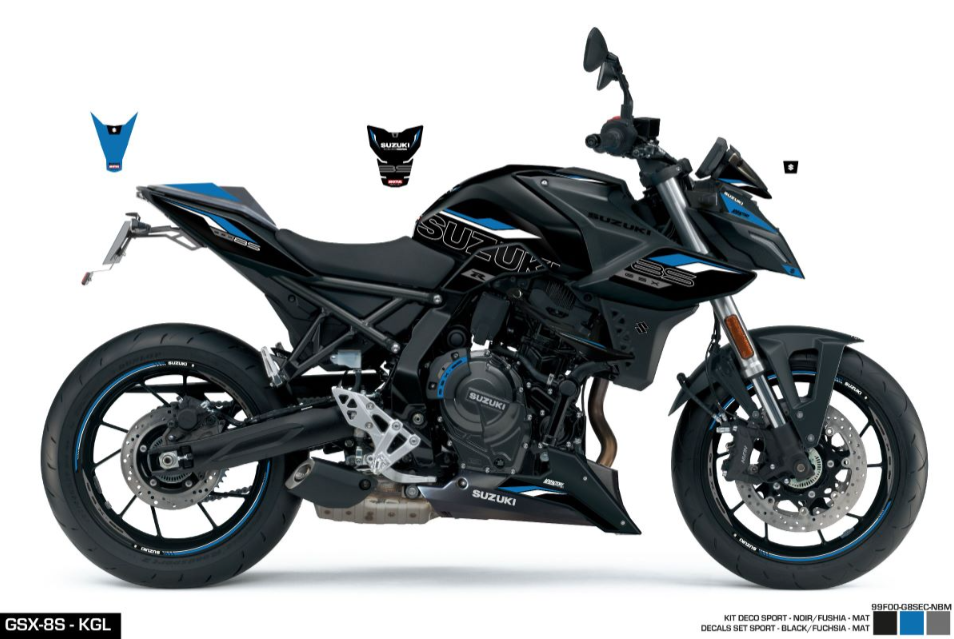 SET Adesivi GSX-8S Sport per Nero/Blu M4