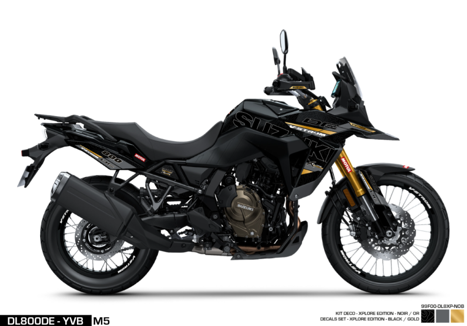 Kit adesivi V-Strom800DE X-PLORE - NERO con varianti