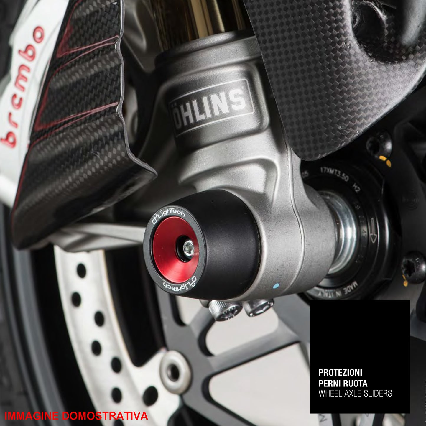 Kit Protezioni Perno Ruota ANT+POST per GSX