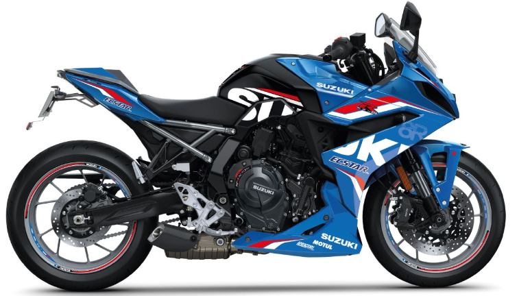 Kit Adesivi Sport Suzuki Ecstar RED per GSX-8R Blu