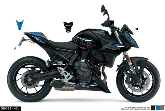 SET Adesivi GSX-8S Sport per Nero/Blu M4
