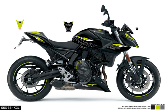 SET Adesivi GSX-8S Sport per Nero/giallo