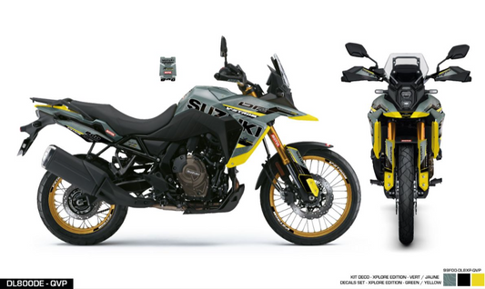 Kit adesivi V-Strom800DE X-PLORE - VERDE