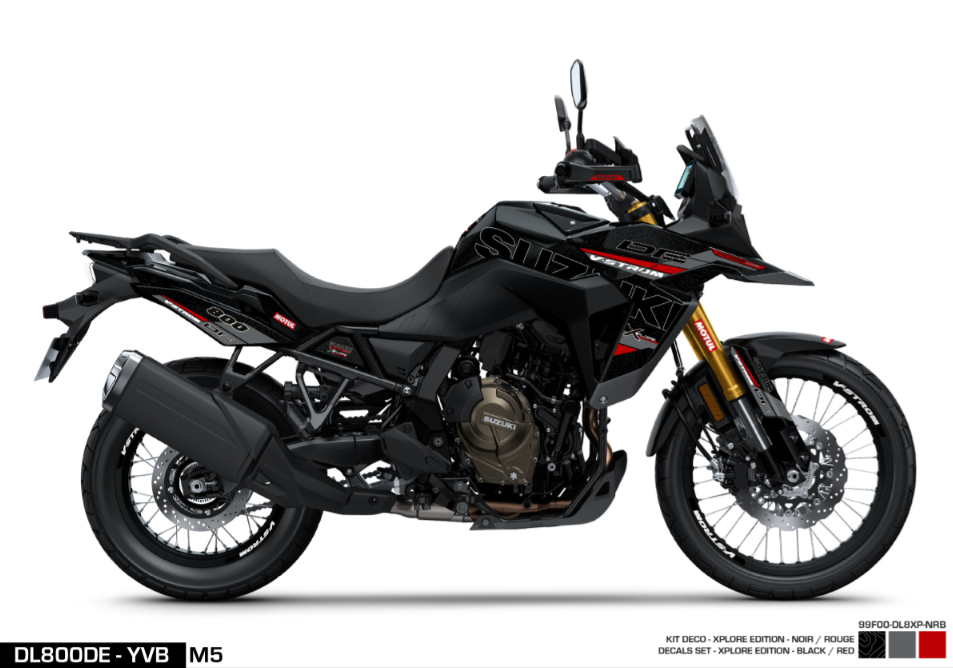 Kit adesivi V-Strom800DE X-PLORE - NERO con varianti