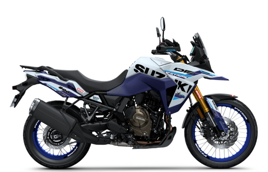 Kit adesivi V-Strom800DE X-PLORE - QU2 - WHITE/BLUE