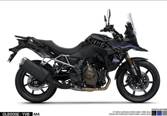 Kit adesivi DL800SE - X-Road - Black / Blue