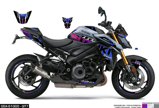 Kit Adesivi Tokyo Streets Cyber GSX-S1000