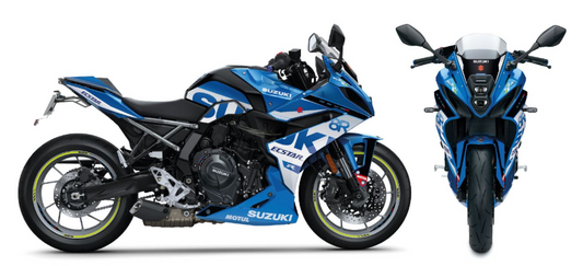 Kit Adesivi Team Suzuki Ecstar MotoGP per GSX-8R Blu