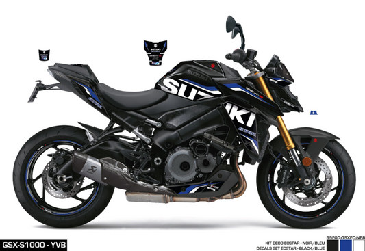 Kit Adesivi Ecstar Black Blue GSX-S1000