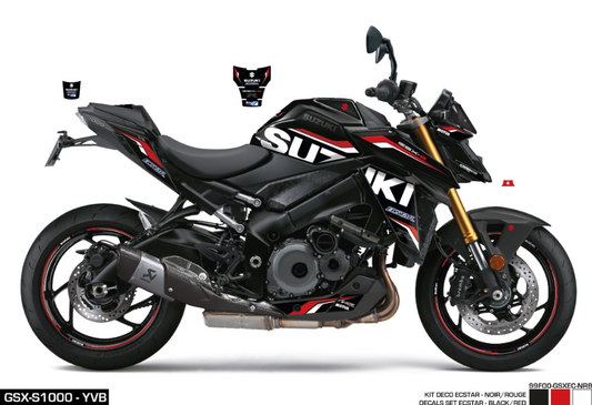 Kit Adesivi Ecstar Black GSX-S1000